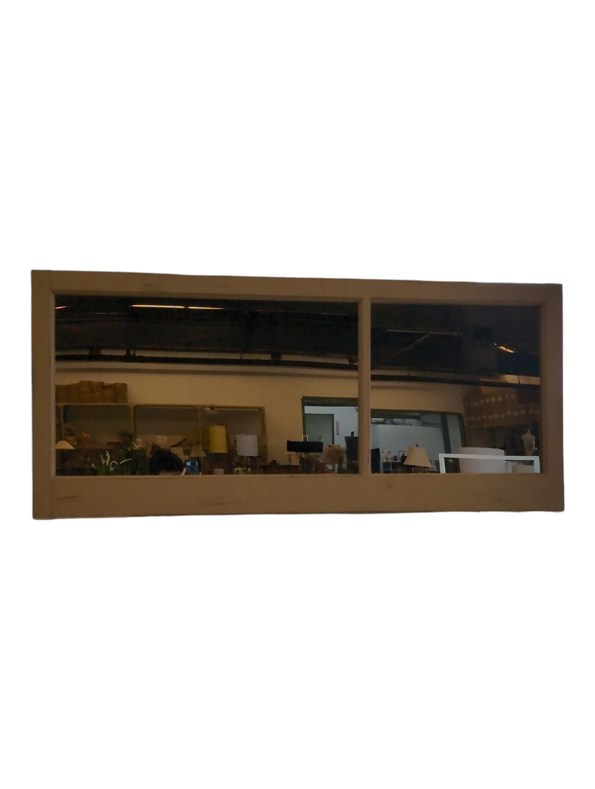 White Vintage 2 - Panel Mirror