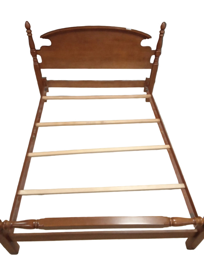 Queen Size Bed Frame with Metal Side Rails