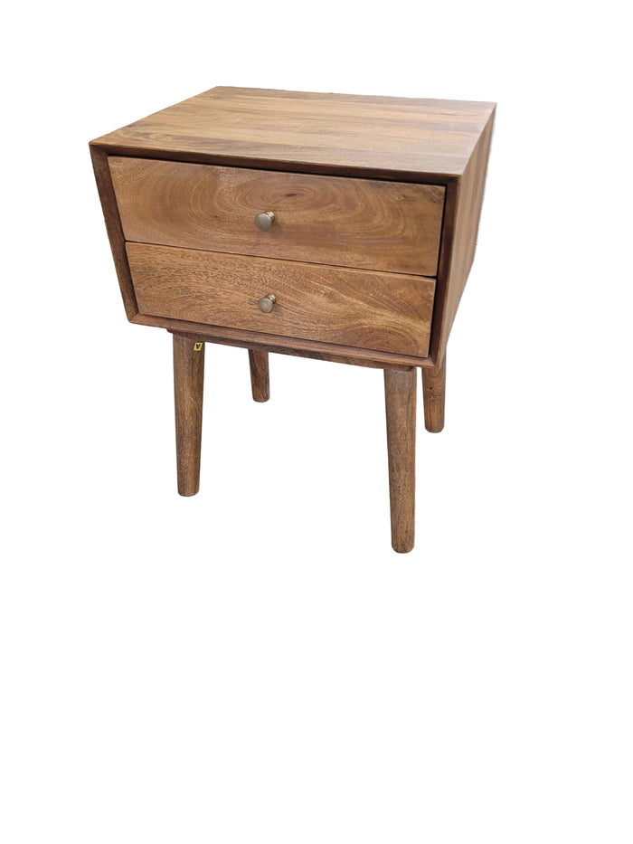 Boho Mango Wood Nightstand