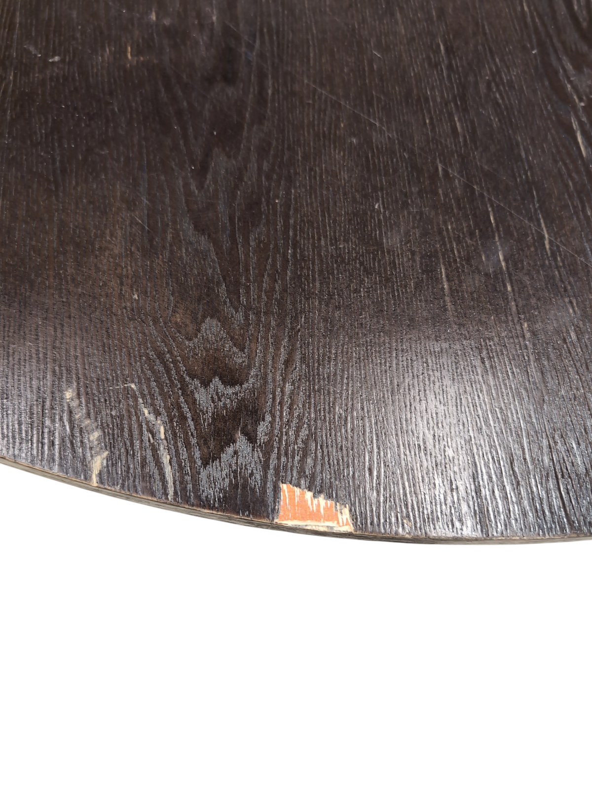 Huge Chocolate Hardwood Dining Table #SK1