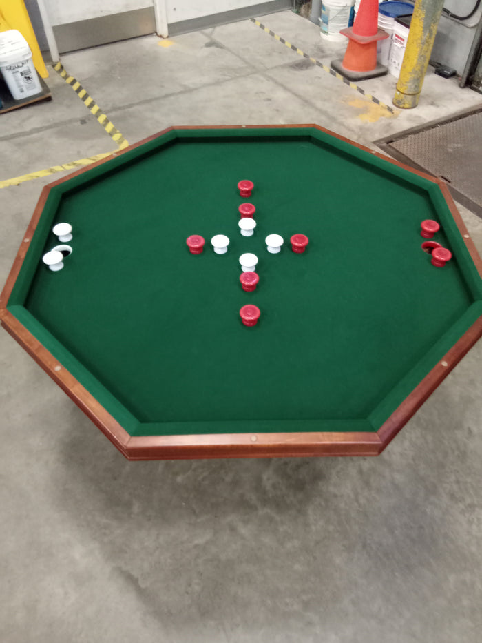 53.5"W Solid Wood Card and Bumper Pool Table