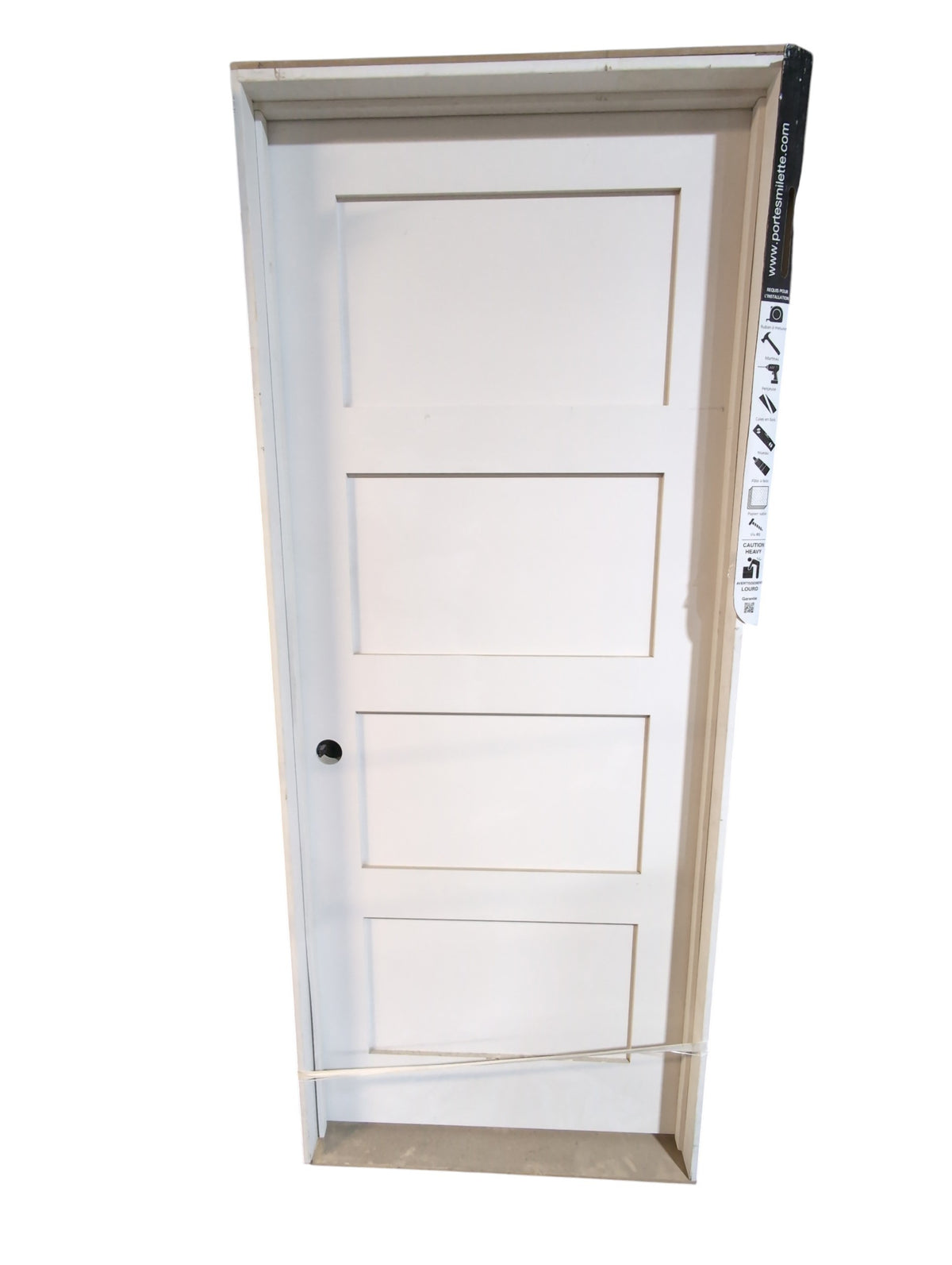 Shaker Prehung 4 Panel Door 32" x 80"
