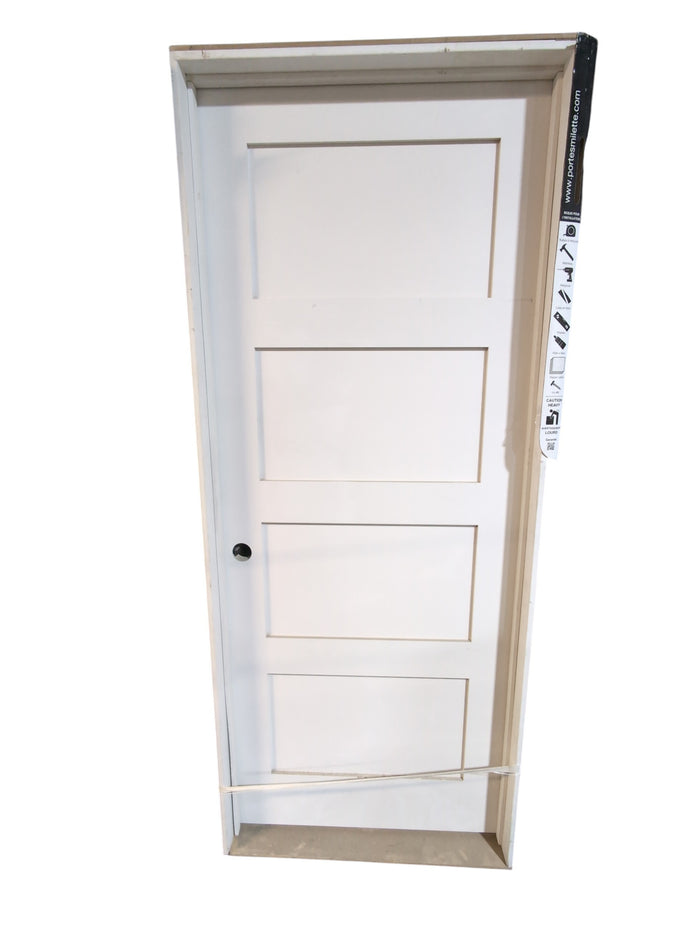 Shaker Prehung 4 Panel Door 32" x 80"