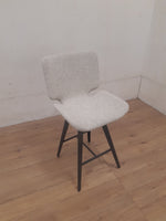 Grey Polyester Accent Chair