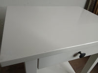 Traditional White Side Table