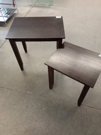 21.5"W Set of Two Nesting Tables in Wood