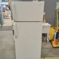 28"W White Fridge Freezer