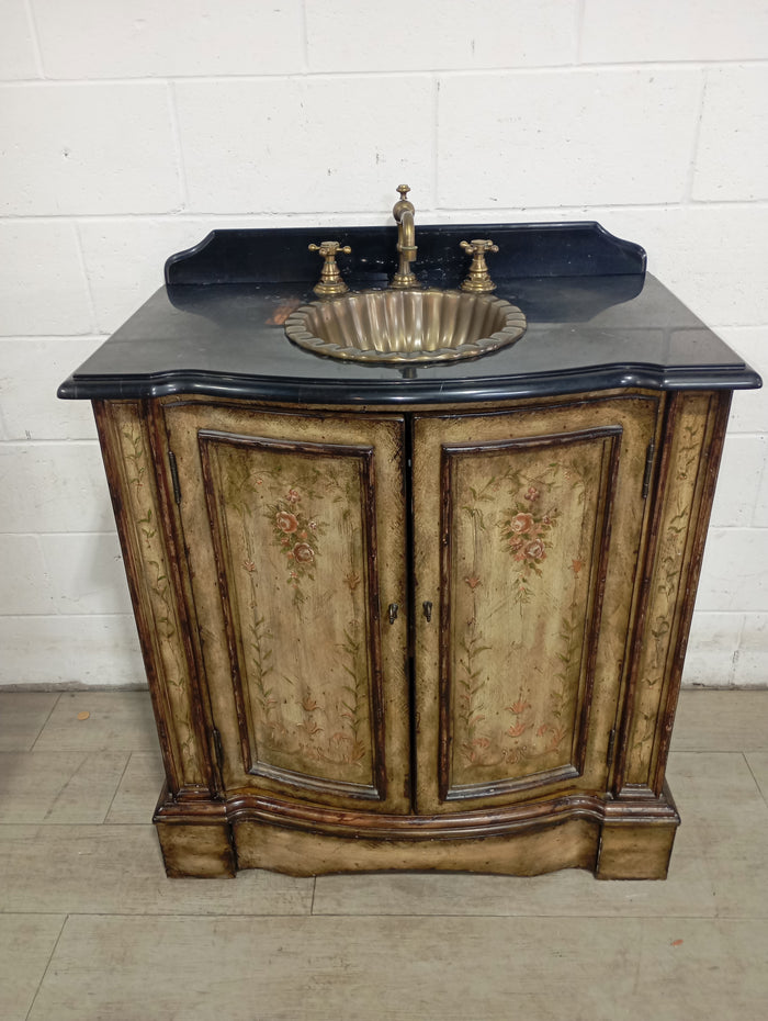 34" Vintage Wooden Vanity