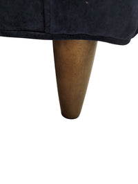 Modern Tufted Deep Blue Sofa (2 Buttons Detached)