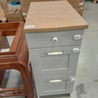 15.5"W 3-Drawer Bathroom/Kitchen Cabinet