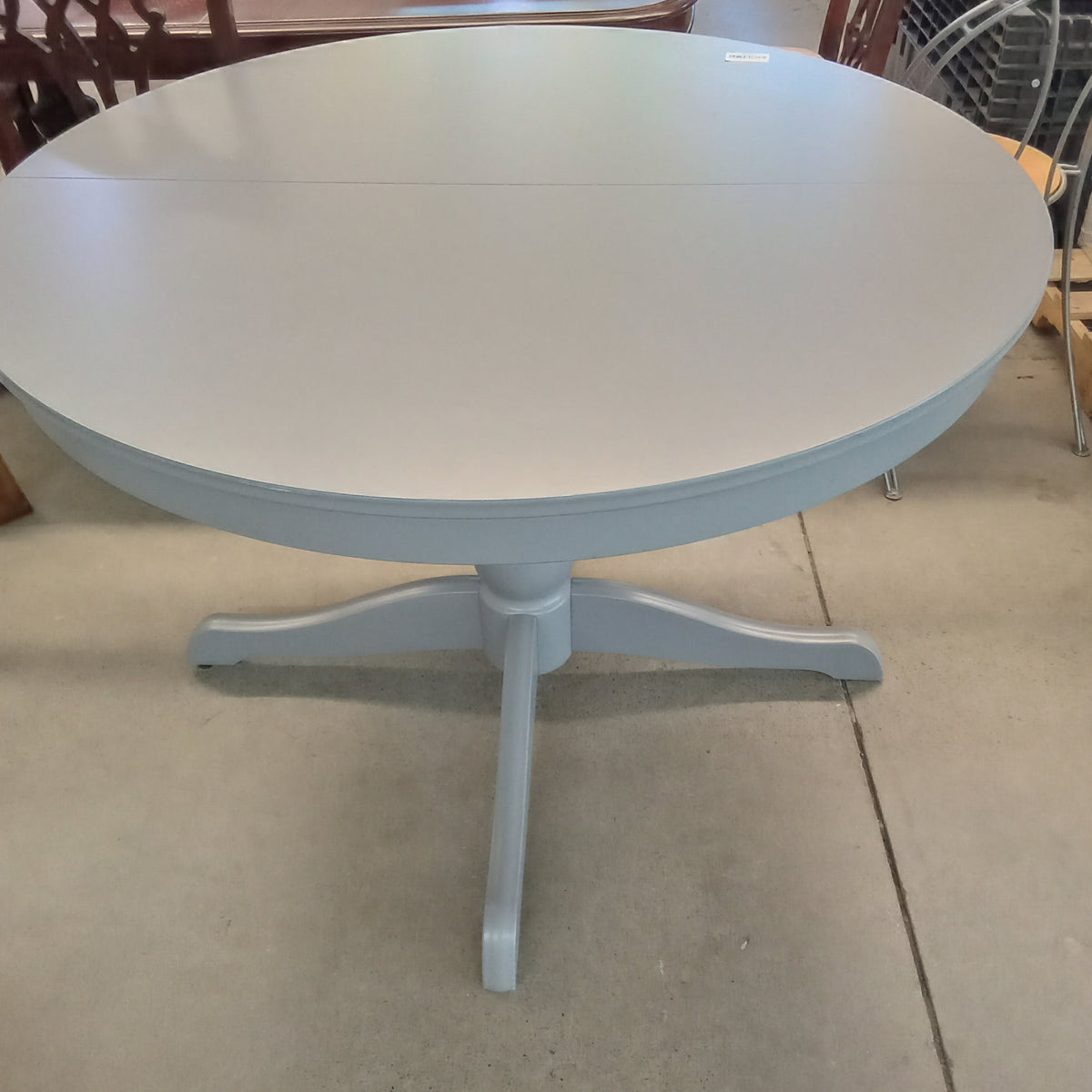 43.5"Diameter Dining Table with Internal Leaf