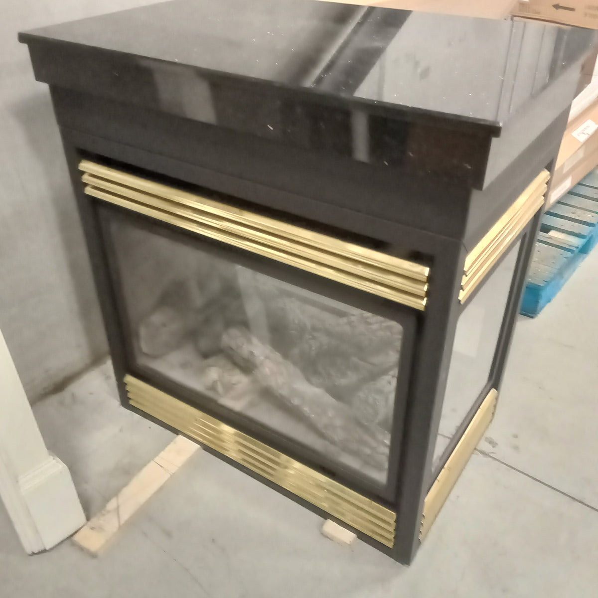 38"W Double Sided Electric Fireplace