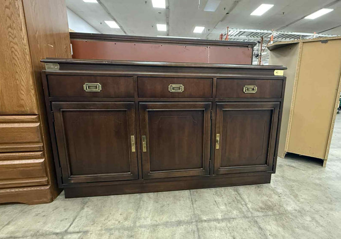 Dark Wooden Sideboard Cabinet