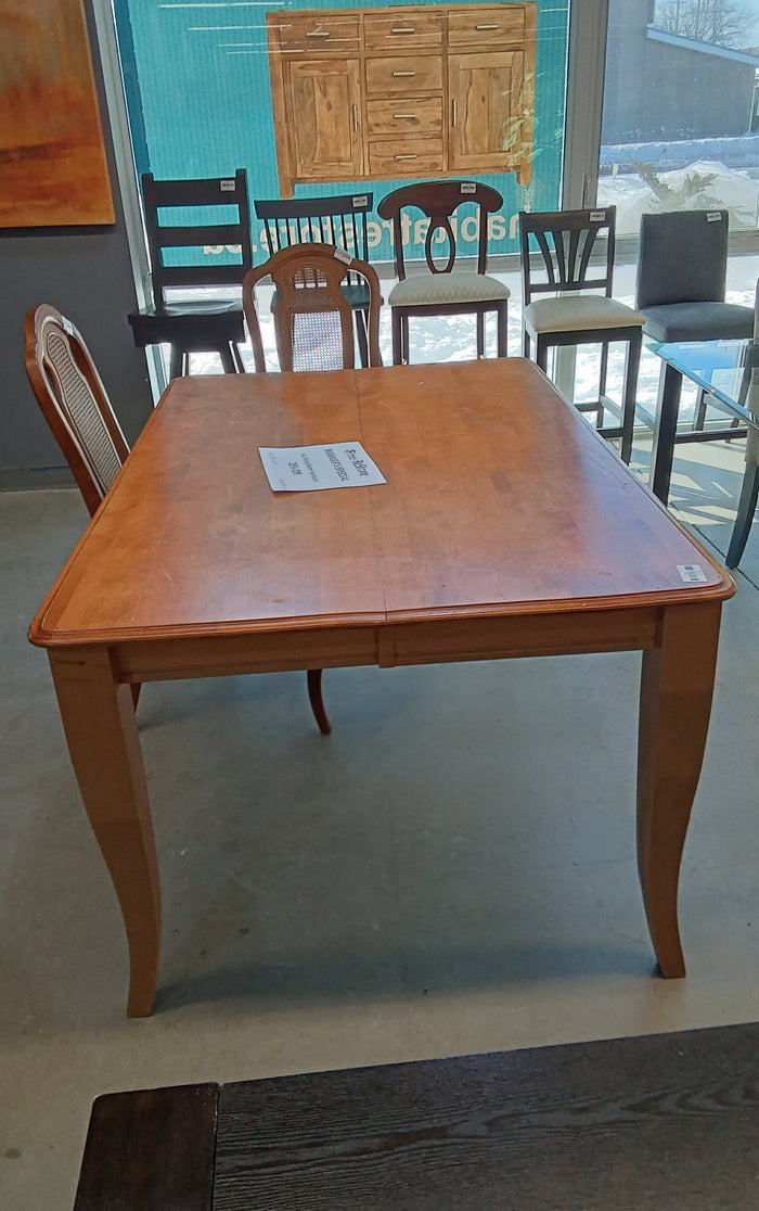 60"W Wood Dining Table