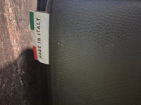 Brown Leather Sofa with Adjustable Head Rests