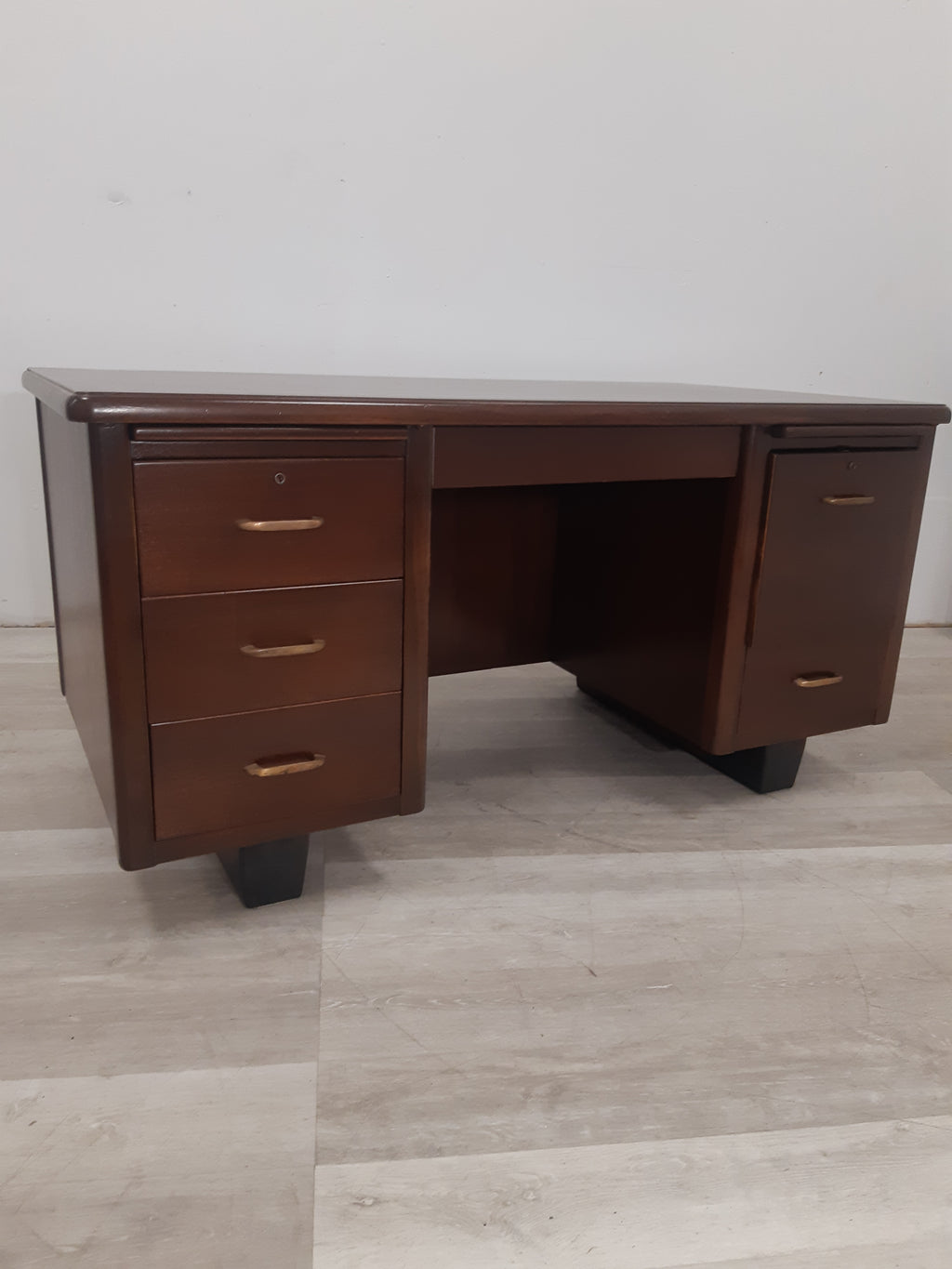 58" Solid Cherry Wood Desk