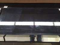 36"W Modern Black & Mirrored Glass 3-Drawer Cabinet