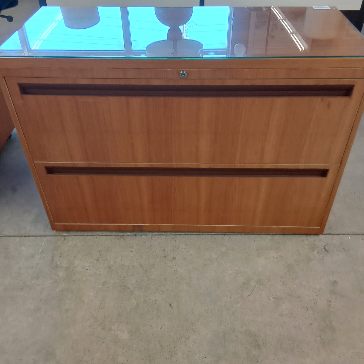 42"W Two Drawer Filing Cabinet