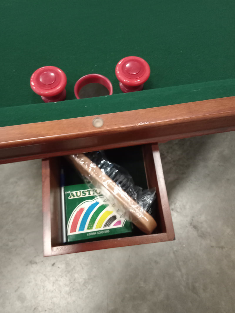 53.5"W Solid Wood Card and Bumper Pool Table
