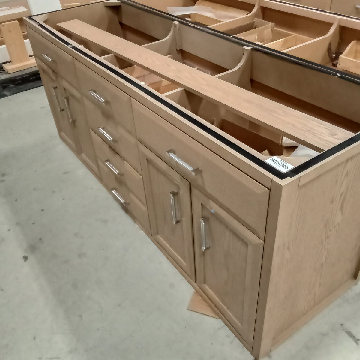70.5"W Double Vanity Base
