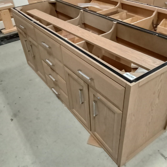 70.5"W Double Vanity Base