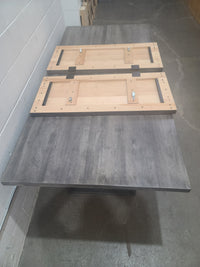 120" W x 40" D Rectangular Solid Wood Table