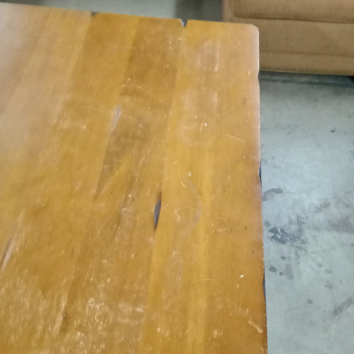 40"W Knotty Pine Coffee Table with Two Drawers