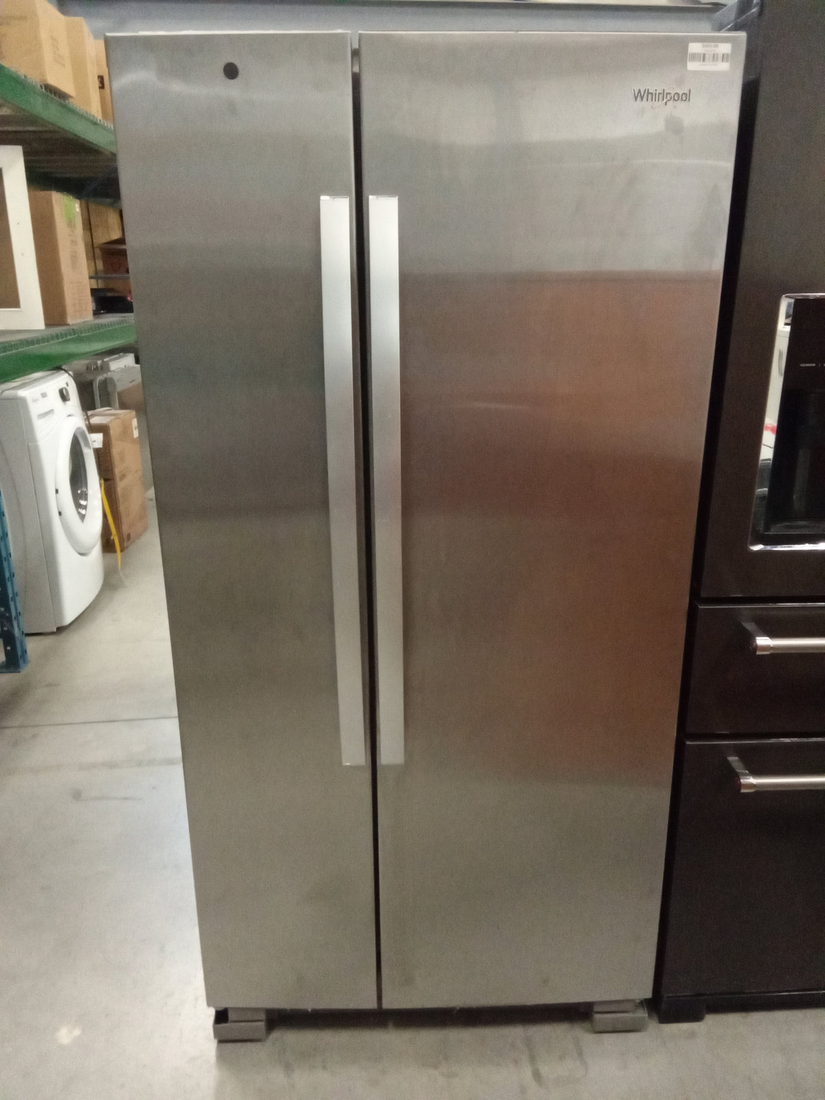 33"W Stainless Steel Side by side Refrigerator