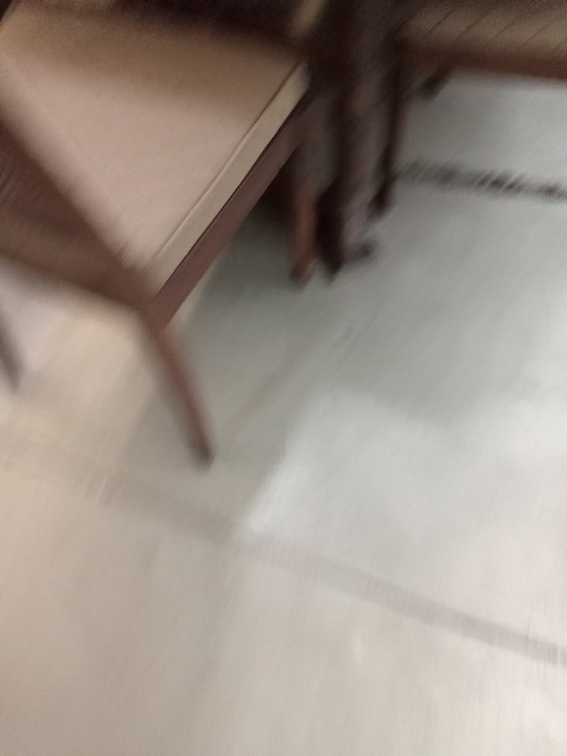 66"W Dining Table and Six Chairs