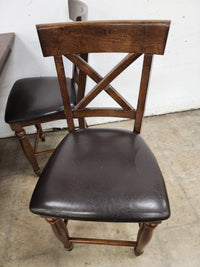 Rectangular Dark Walnut 5 Piece Dining Set