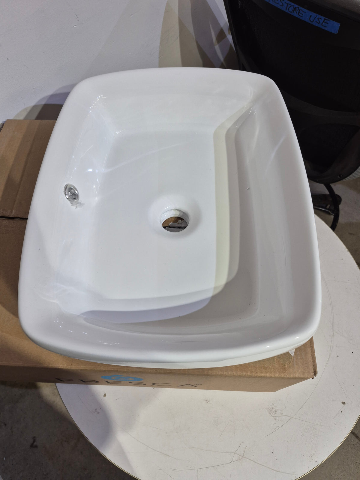 Bellezza White Vessel Sink