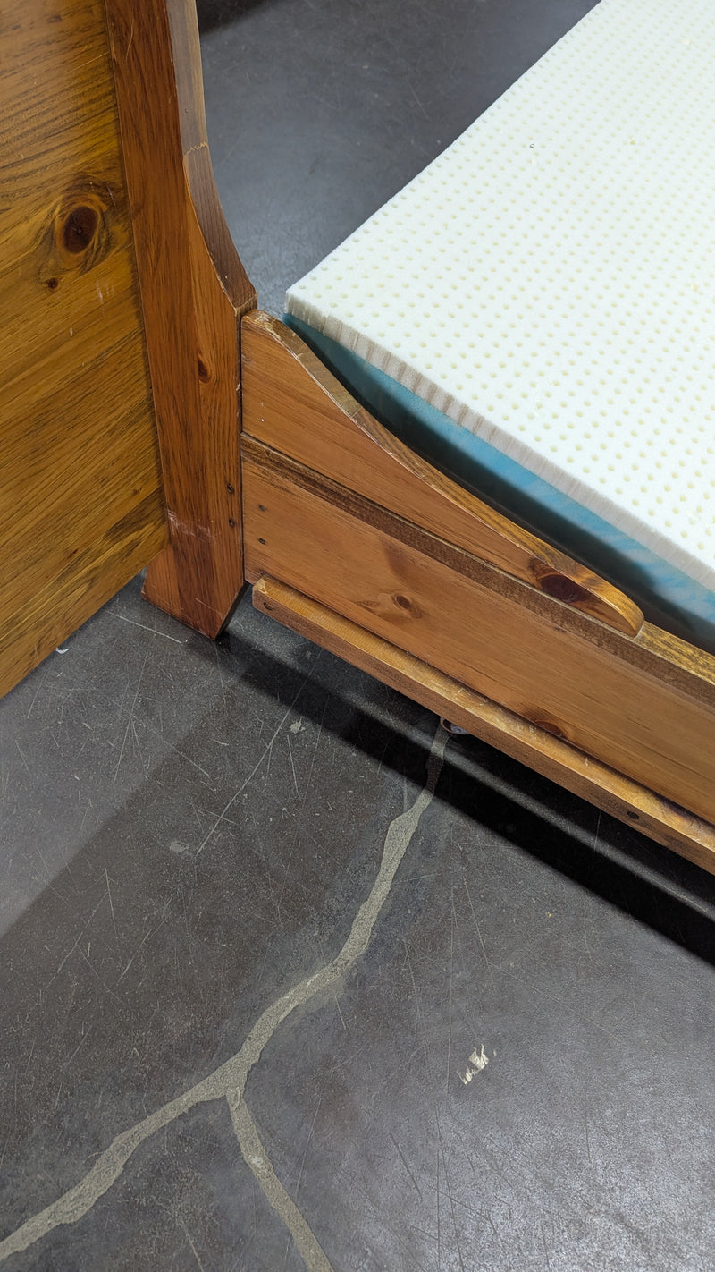 63"W Solid Wood Bed Frame