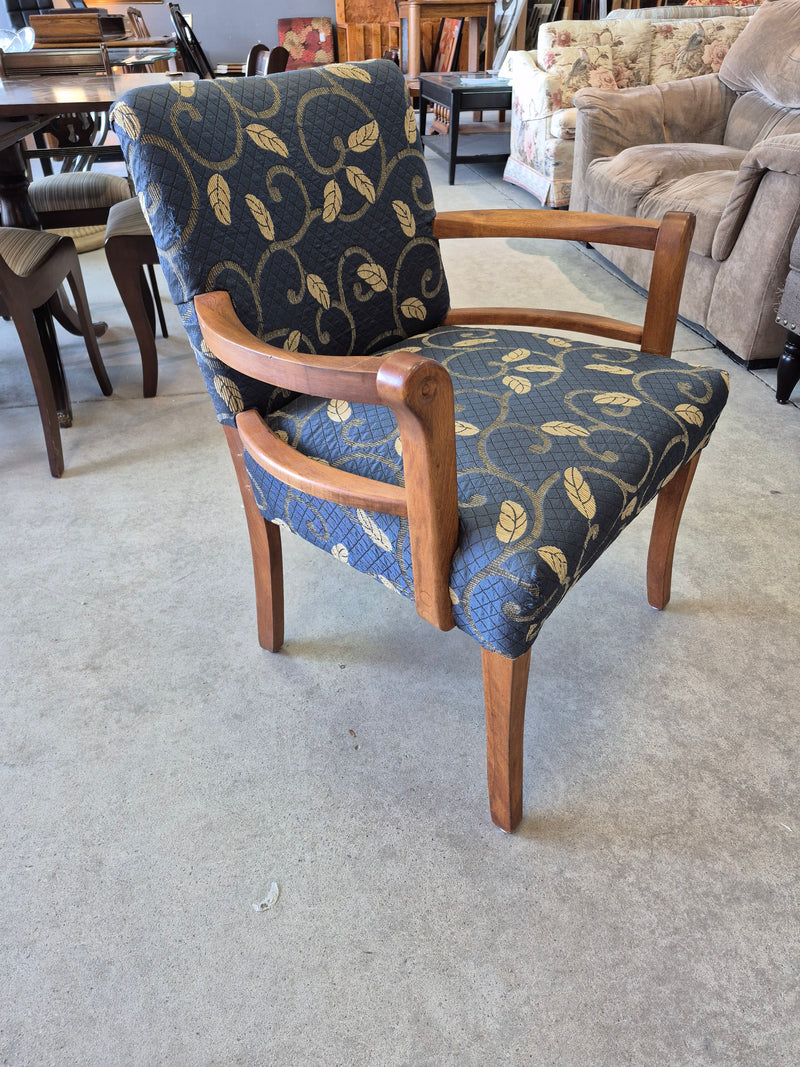 Upholstered Maple Armchair