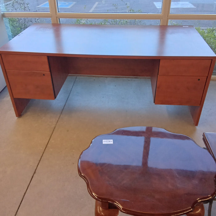 72"W Double Pedestal Desk