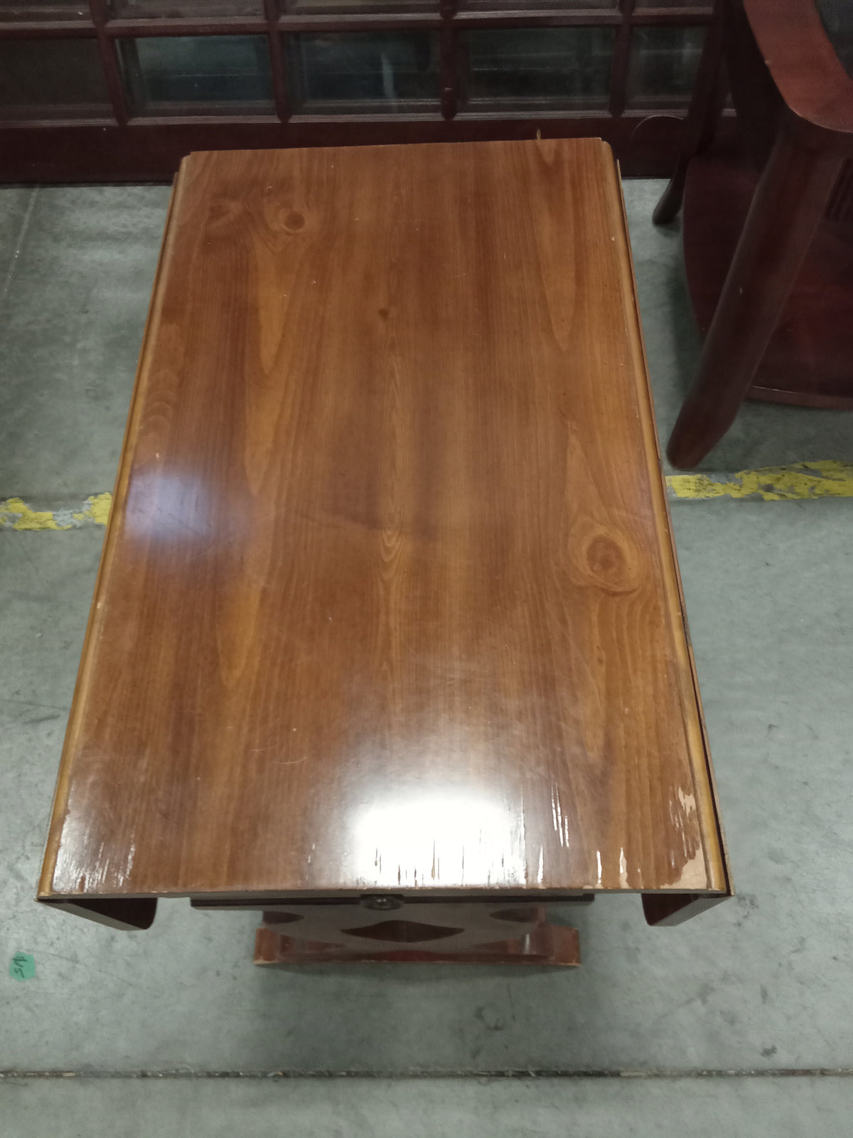 18"W Solid Wood Drop Leaf Table