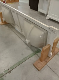72" x 23" Diamond Quartz Double Sink Countertop