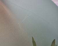 Puntoarte Hand Painted Vase with Dried Flower Arrangement