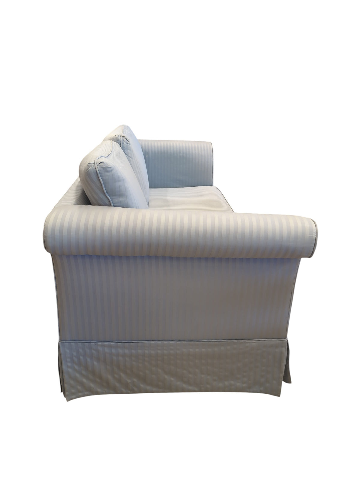 Blue Stripes Damask Sofa