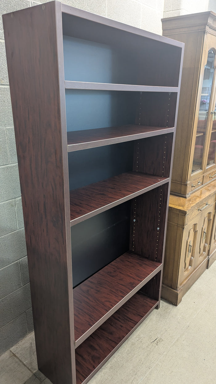 36"W Cherry Red Bookcase