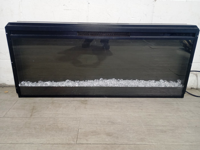 42.3" Electric Fireplace with Crystals