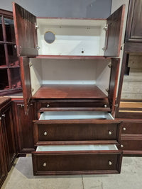 Dark Brown Kitchen Cabinet Set