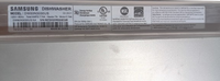 Samsung Dishwasher - DW80N3030US/AA