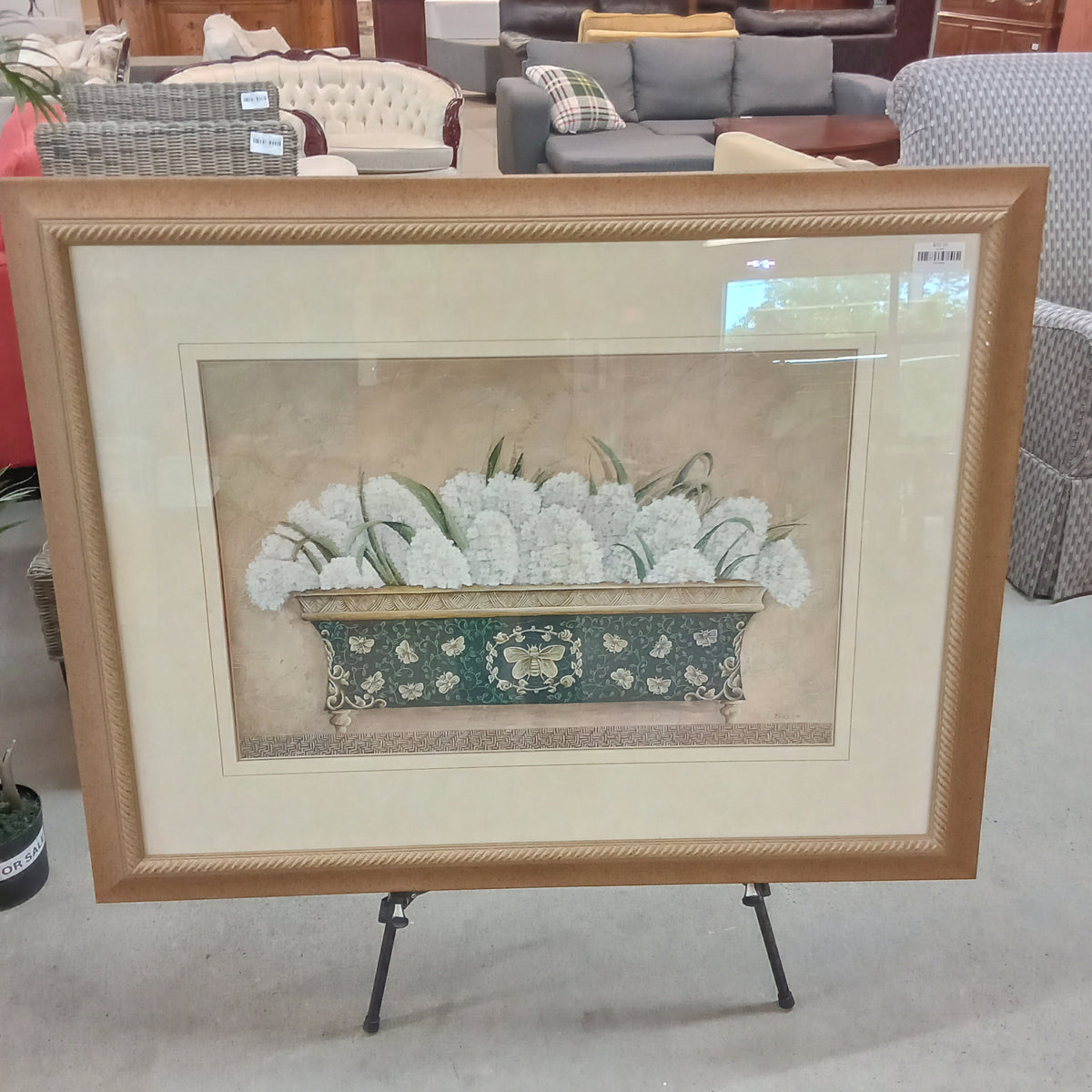 45"W "Floral Still Life" - Framed