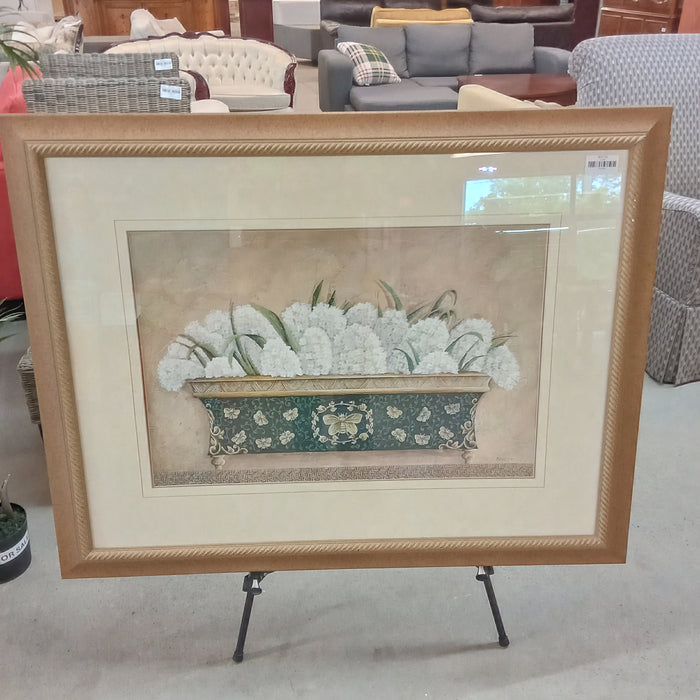 45"W "Floral Still Life" - Framed