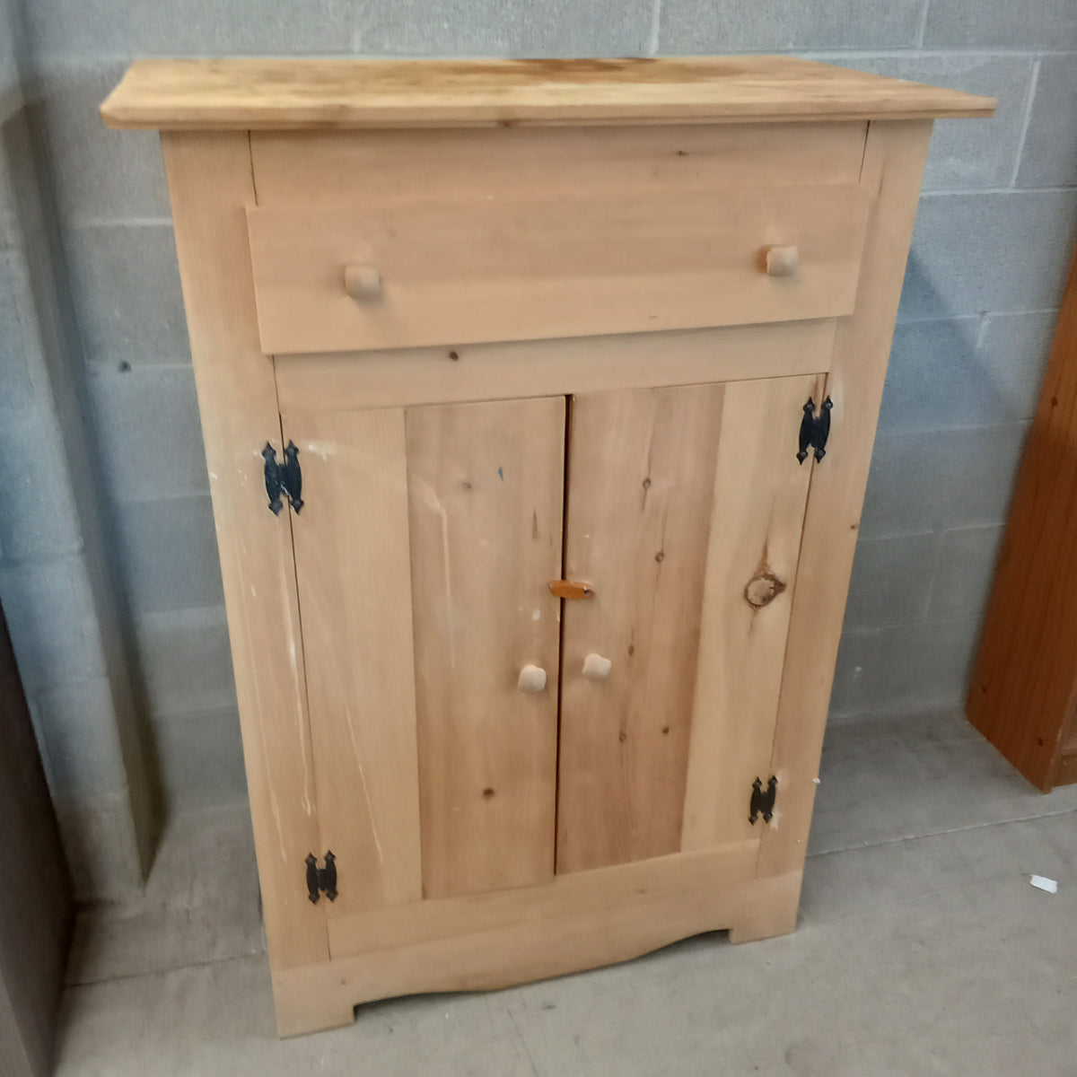 34"W Pine Cupboard