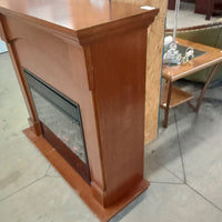 45"W Electric Fireplace within Wooden Mantel