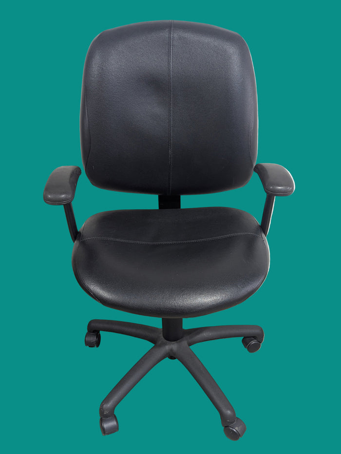 Black Leather Office Chair