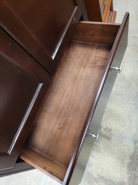 Dark Espresso-Finished Wardrobe