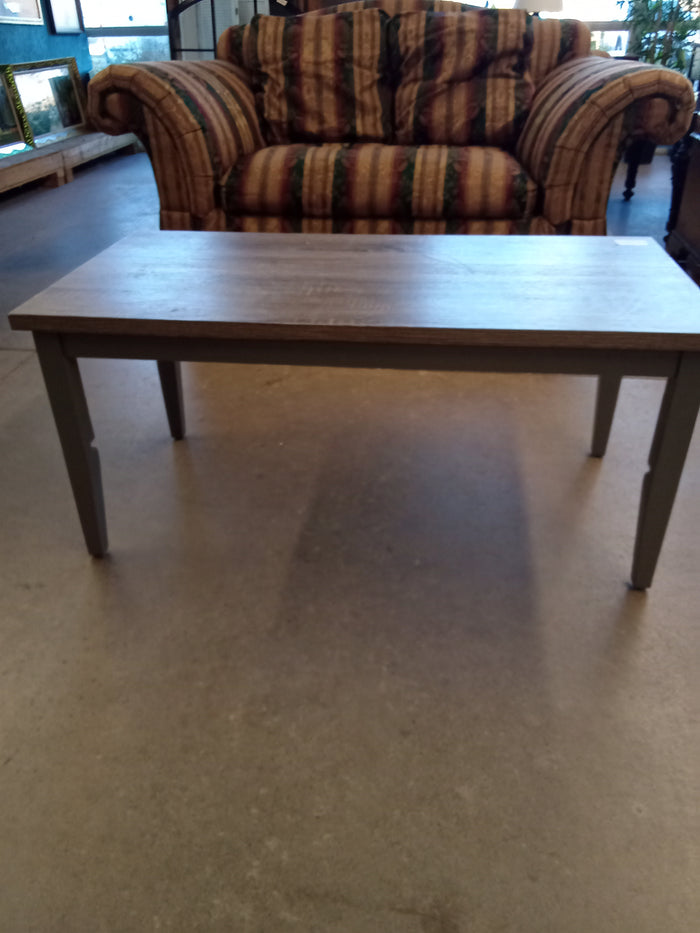40"W Coffee Table with Wood Top