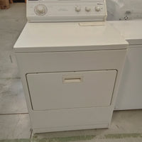 29"W White Electric Front Load Dryer